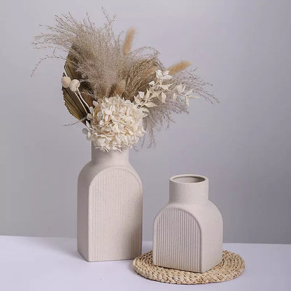 Coco Earth Tone Ceramic Vase Set
